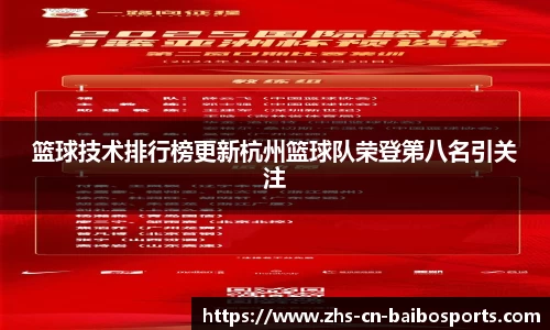 篮球技术排行榜更新杭州篮球队荣登第八名引关注